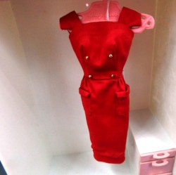 barbie red sheath